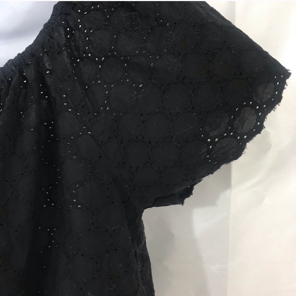 Zara off the shoulder cropped eyelet top - Picture 5 of 5